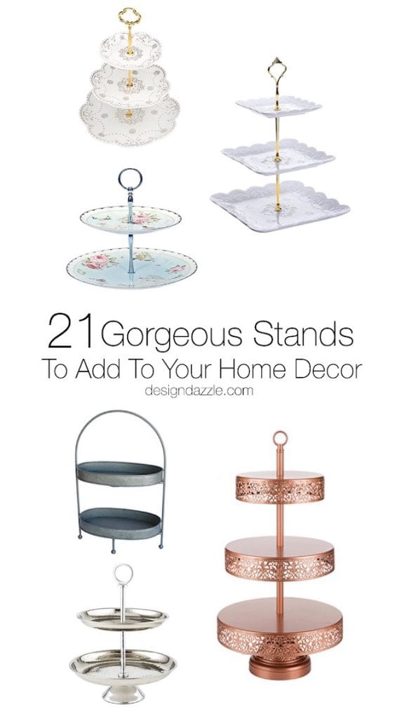 Stands can be used for multiple purposes. All 21 one of these stands are cost effective and would be a perfect addition to your home or party decor! | Design Dazzle