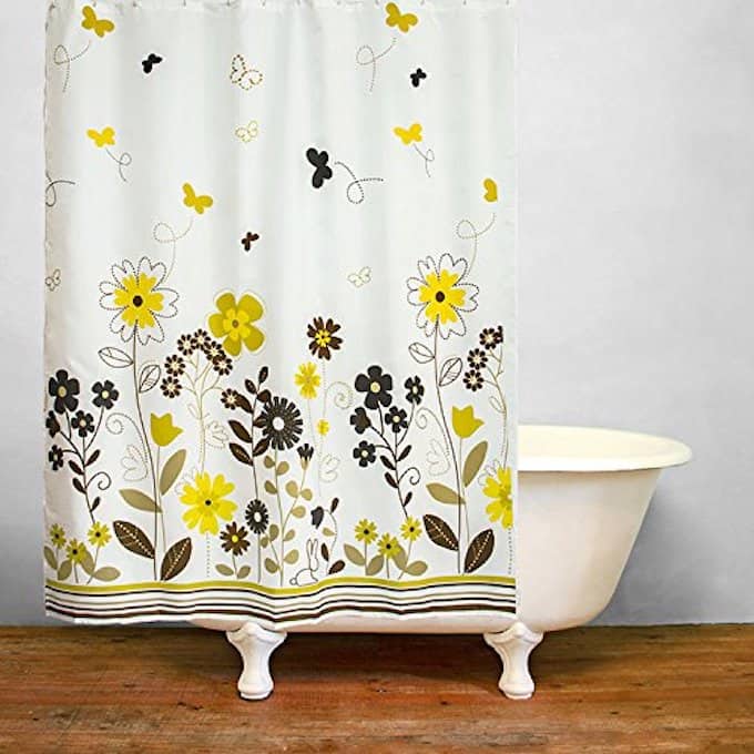 All 20 of these shower curtains are not only gorgeous but trendy too! You will find many different styles of shower curtains to fit anyones decor needs. | Design Dazzle