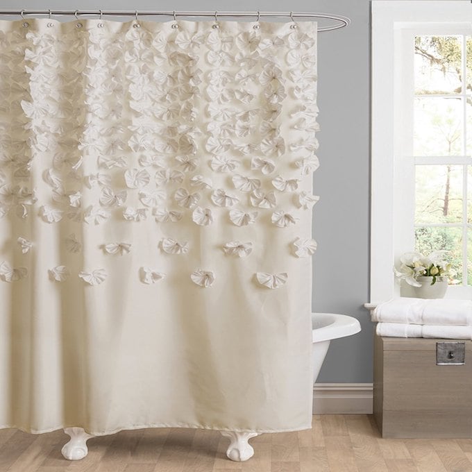 All 20 of these shower curtains are not only gorgeous but trendy too! You will find many different styles of shower curtains to fit anyones decor needs. | Design Dazzle