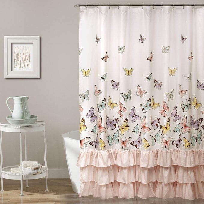 All 20 of these shower curtains are not only gorgeous but trendy too! You will find many different styles of shower curtains to fit anyones decor needs. | Design Dazzle