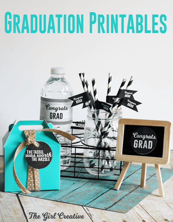 With these 15 fabulous free graduation printables you can find some easy ideas to put together a great party or invitation on a budget! | Design Dazzle 