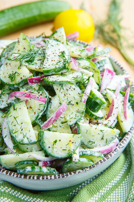 Here are 12 fantastic salads that are perfect for summer! They will leave you full, happy, and not overheated from standing over the stove all day. | Design Dazzle