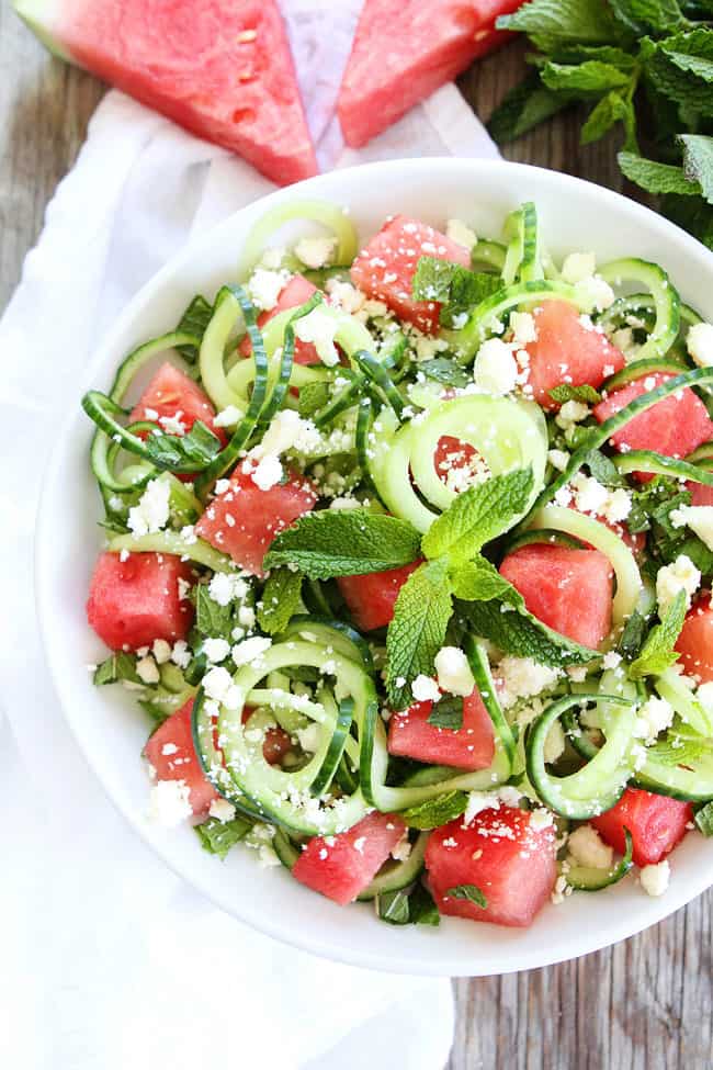 Here are 12 fantastic salads that are perfect for summer! They will leave you full, happy, and not overheated from standing over the stove all day. | Design Dazzle