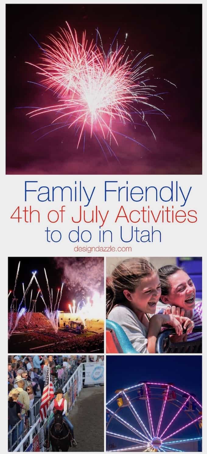 This post has 12 of my absolute favorite family friendly 4th of July activities to do in Utah. Some of them are even completely free! | Design Dazzle