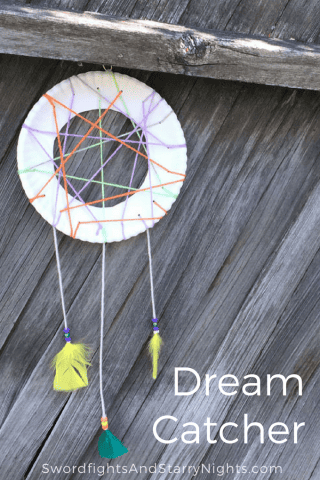 Making a dream catcher is a fun project for both kids and adults!