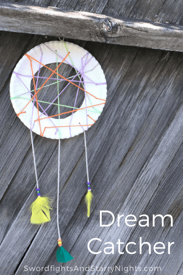 Making a dream catcher is a fun project for both kids and adults! 