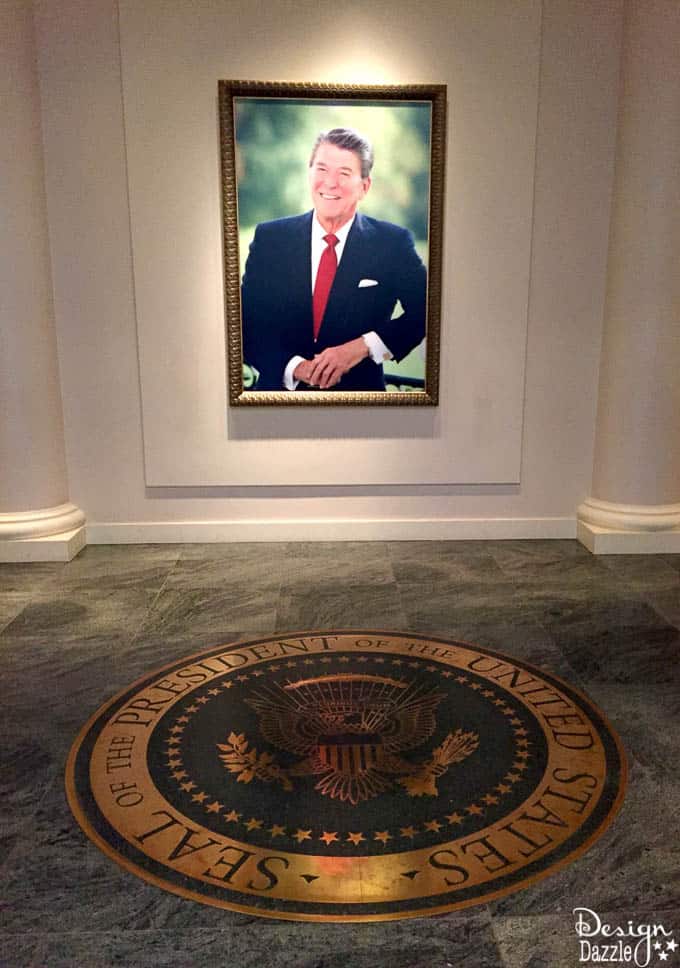 Come along with DesignDazzle to the Ronald Reagan Library!