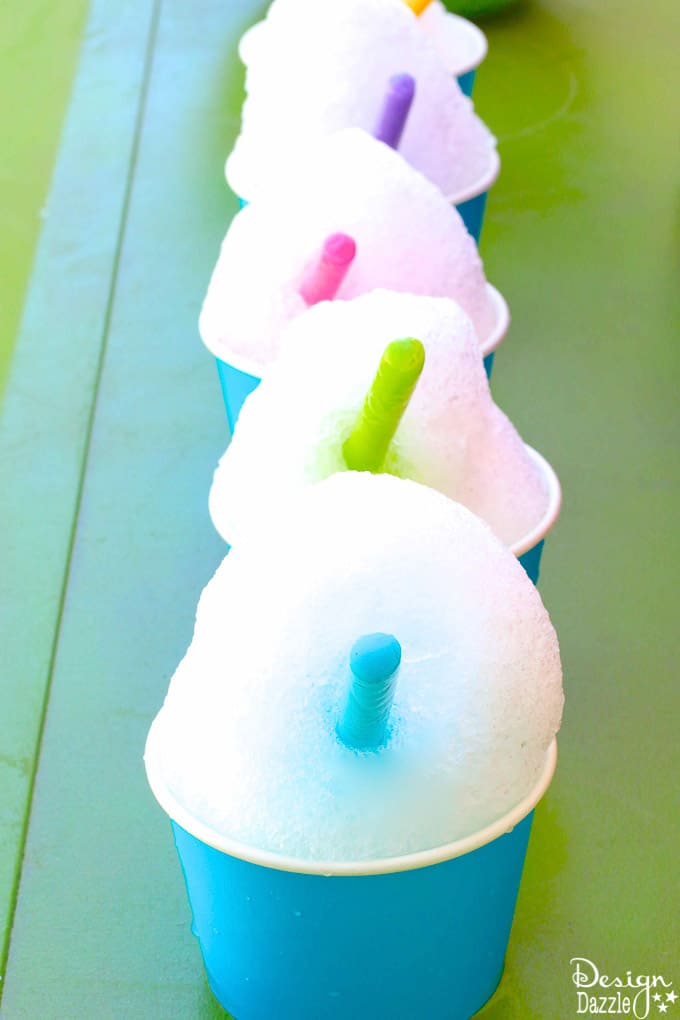 How to make shaved ice - tips and tricks with free printables | Design Dazzle