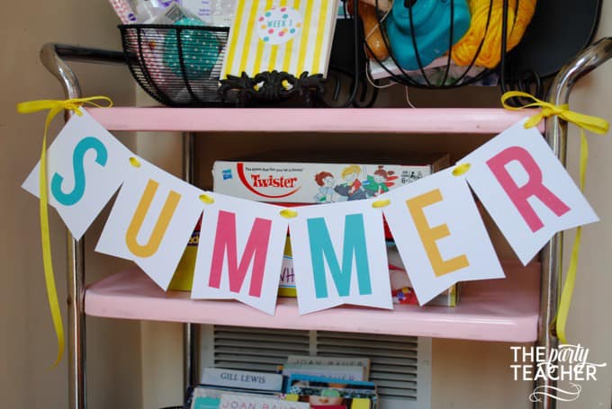 This post shares 8 fantastic weeks of summer fun for kids. I know I'll need every idea I can find to keep my kids entertained this summer! | The Party Teacher