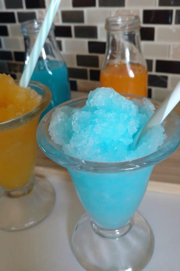 Homemade snow cone syrup is easy to make and tastes so much better than store bought!