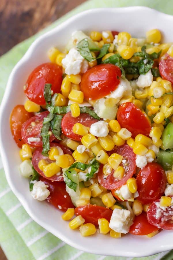 Here are 12 fantastic salads that are perfect for summer! They will leave you full, happy, and not overheated from standing over the stove all day. | Design Dazzle