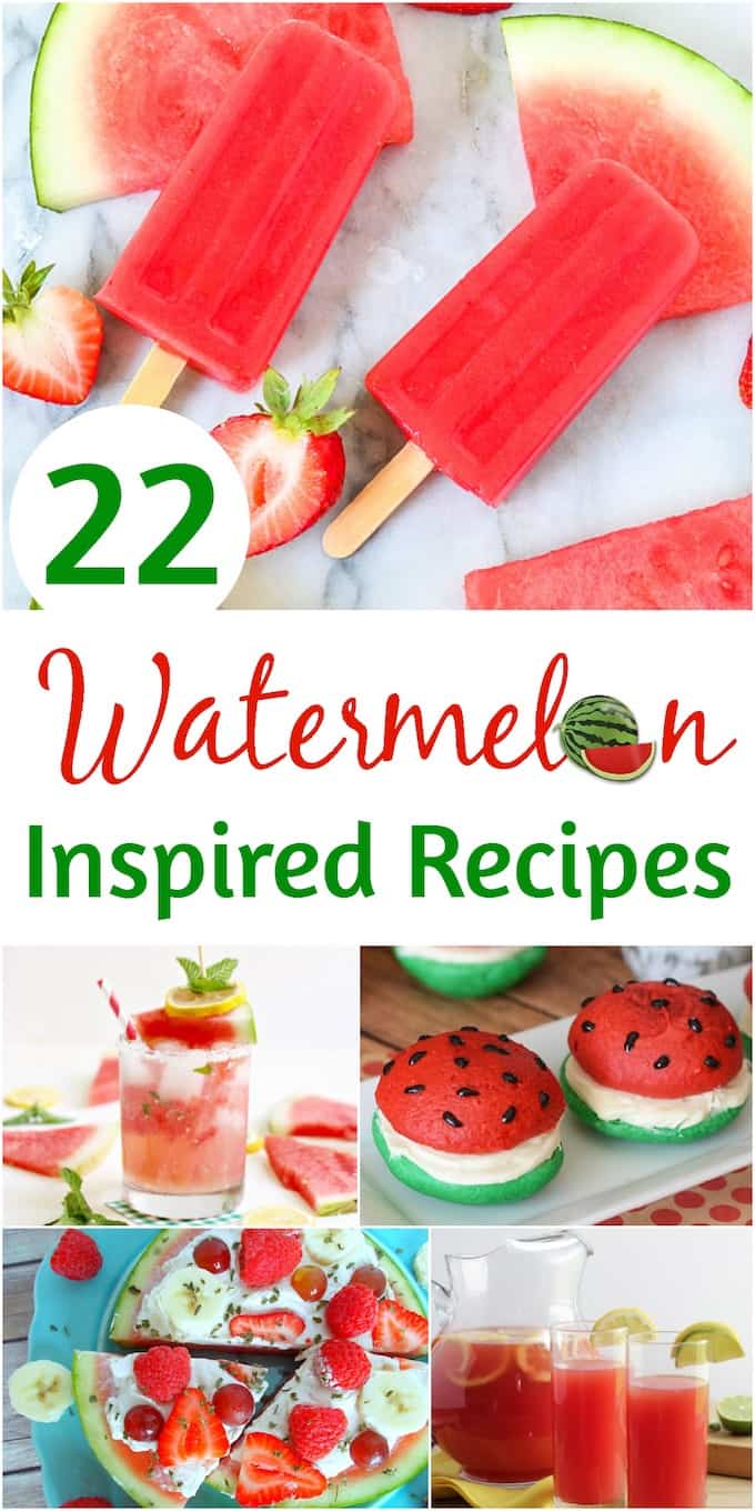 Take a look at these 10+ watermelon and watermelon inspired recipes, and let your taste buds rejoice! | Design Dazzle