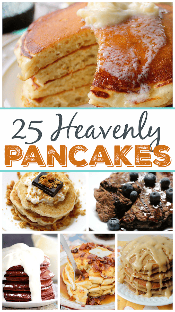 These 25 heavenly pancakes will not only fill up those hungry tummies but also satisfy any picky eaters you might have at home! | Design Dazzle