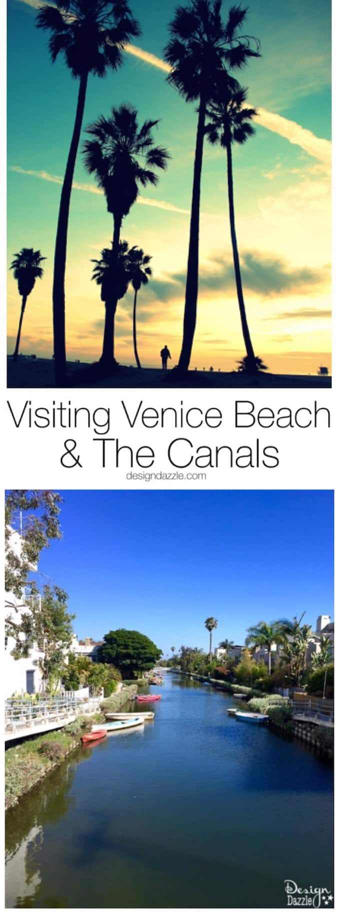 Ever been to Venice? How about Venice Beach? They're very different, but both have water ways to explore. Check out my weekend there on DesignDazzle!