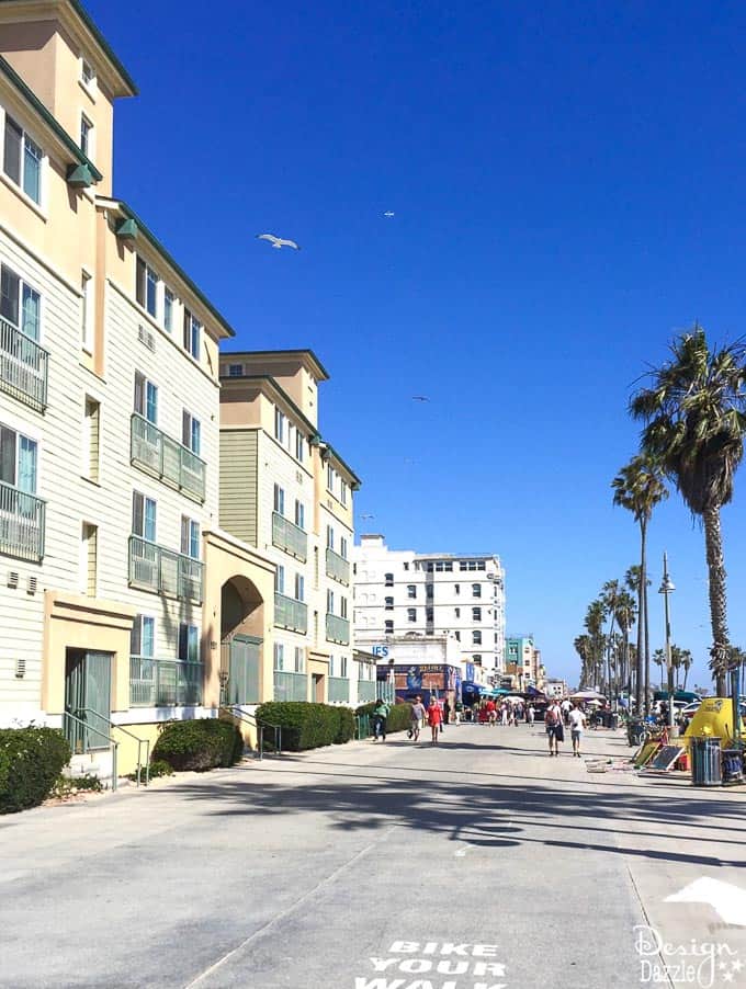 Venice Beach is all about the people watching and the sight seeing! Follow along with DesignDazzle.