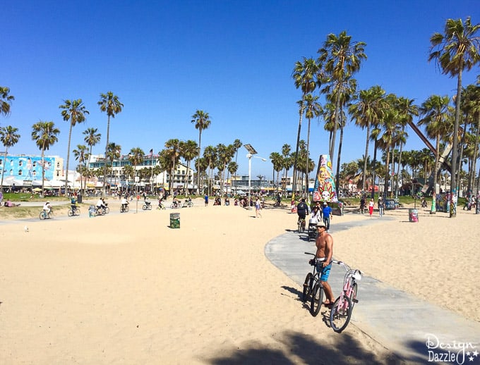 Venice Beach is all about the people watching and the sight seeing! Follow along with DesignDazzle.