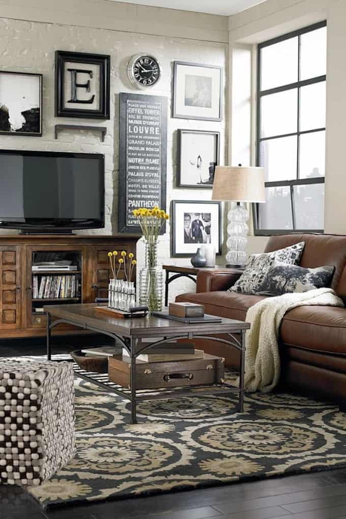 This post will give you some of my favorite tips and tricks on how to decorate around your TV and still make your room look gorgeous! | Design Dazzle