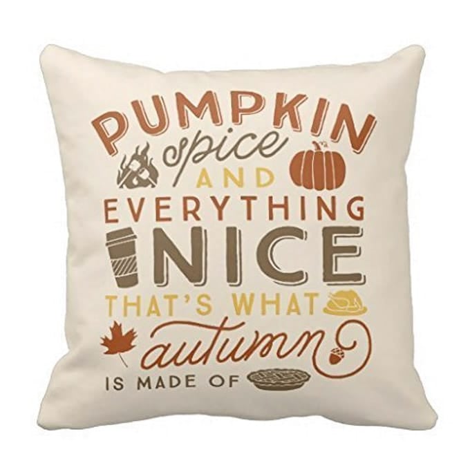 This post has 15+ fall items to decorate with! Add a little bit of fall into every room of your house without putting much work or effort into it! | Design Dazzle