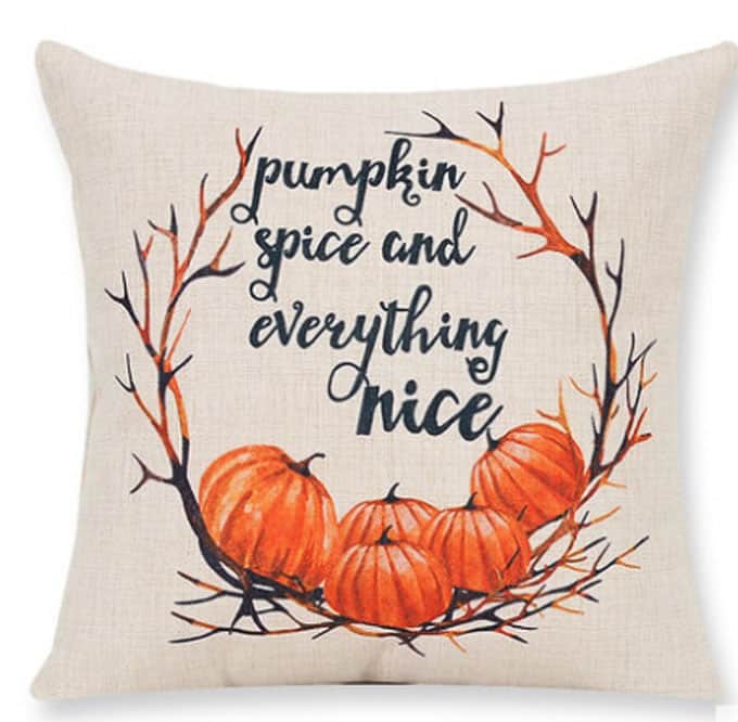 This post has 15+ fall items to decorate with! Add a little bit of fall into every room of your house without putting much work or effort into it! | Design Dazzle