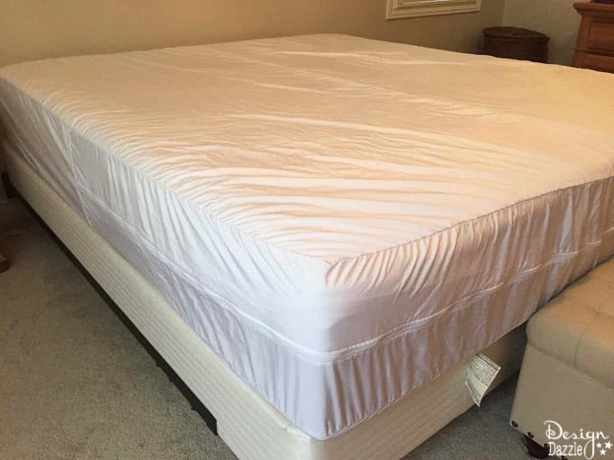 If you're looking for a bed that's inviting, comfy, and inexpensive then you've come to the right place! This post has the details of my favorite mattress. | Design Dazzle