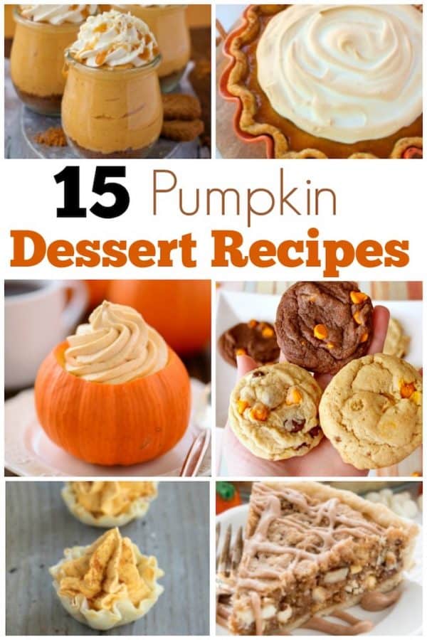 15 Perfectly Pumpkin Dessert Recipes - Design Dazzle