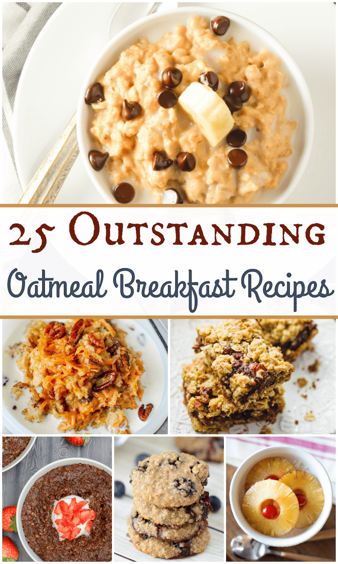 These 25 outstanding oatmeal breakfast recipes will be sure to leave you feeling full and satisfied to conquer whatever you have going on during the day! | homemade oatmeal recipes | breakfast recipe ideas | oatmeal breakfast recipes | oatmeal recipe ideas | homemade breakfast recipes || Design Dazzle