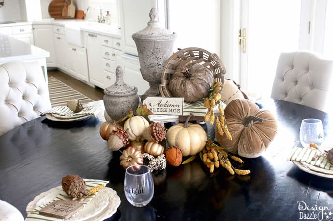 If you're looking for a post with tons of different and gorgeous fall decorating ideas then you have come to the right place! | Design Dazzle