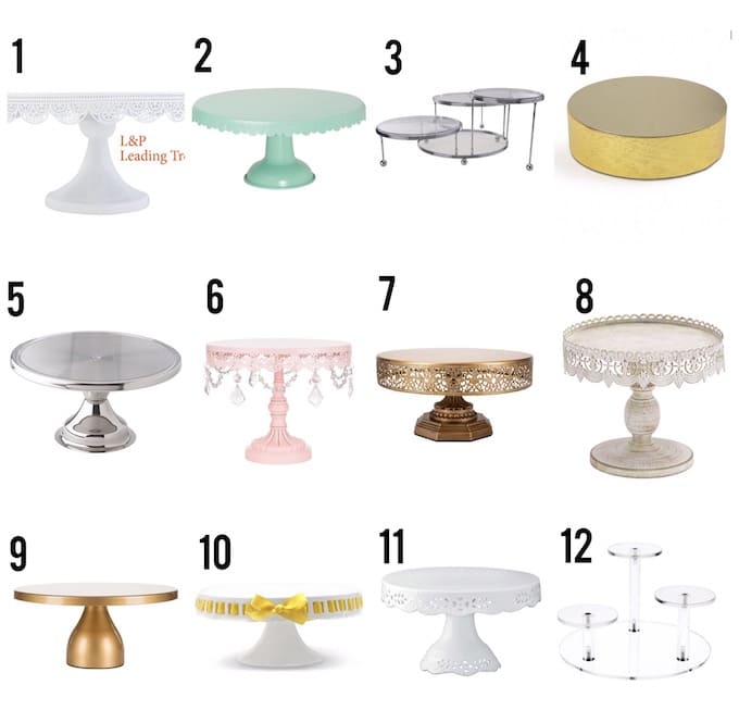 Never underestimate a good cake stand! These 32 cake stands are gorgeous and versatile, I'm sure there will be at least one to suit your needs! | Design Dazzle