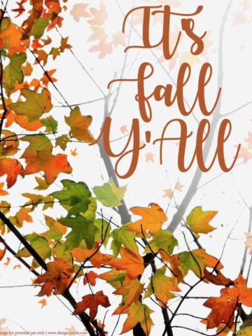 Free Fall Printable