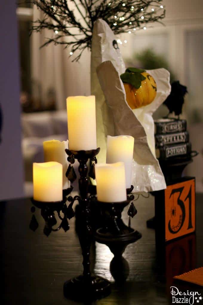 Halloween tablescape