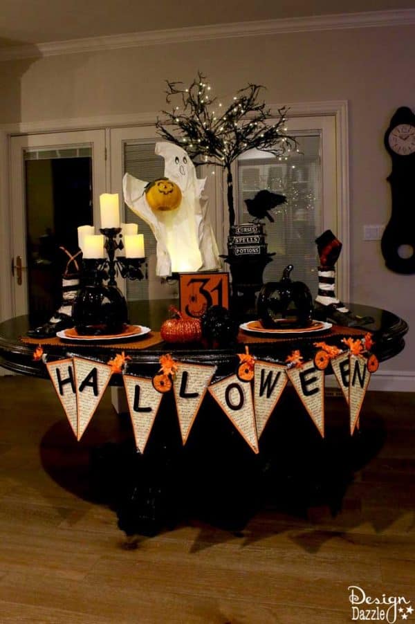 How To Set A Halloween Tablescape Design Dazzle