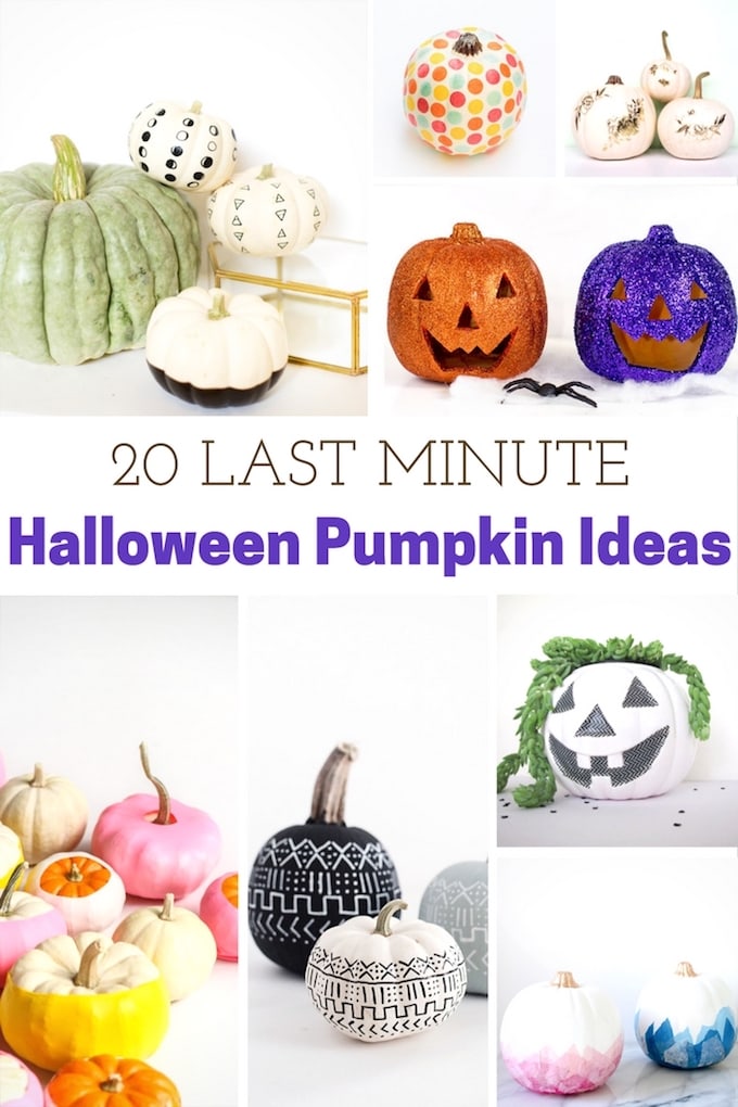 Fall can be a very busy time of then year! That's why I found 20 of my favorite last-minute pumpkin ideas to do with your kiddos. | Design Dazzle