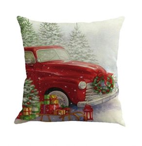 These 22 gorgeous Christmas pillows have a vintage vibe and are some of my very favorites that I have ever found. There isn't one pillow above $15! | Design Dazzle