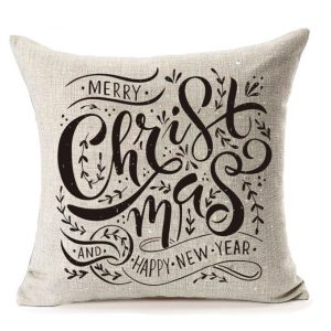 These 22 gorgeous Christmas pillows have a vintage vibe and are some of my very favorites that I have ever found. There isn't one pillow above $15! | Design Dazzle
