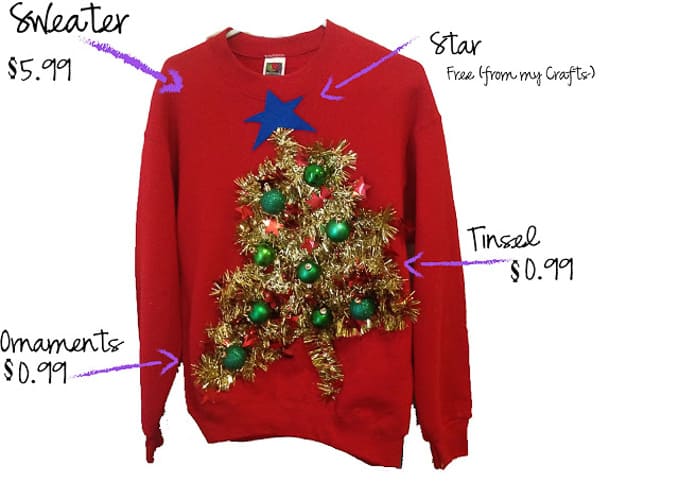 Whether you're a fan of DIY or you like to buy, this post has 20 hilarious ugly Christmas sweater ideas for anyone and everyone! | Design Dazzle