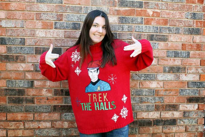 Whether you're a fan of DIY or you like to buy, this post has 20 hilarious ugly Christmas sweater ideas for anyone and everyone! | Design Dazzle