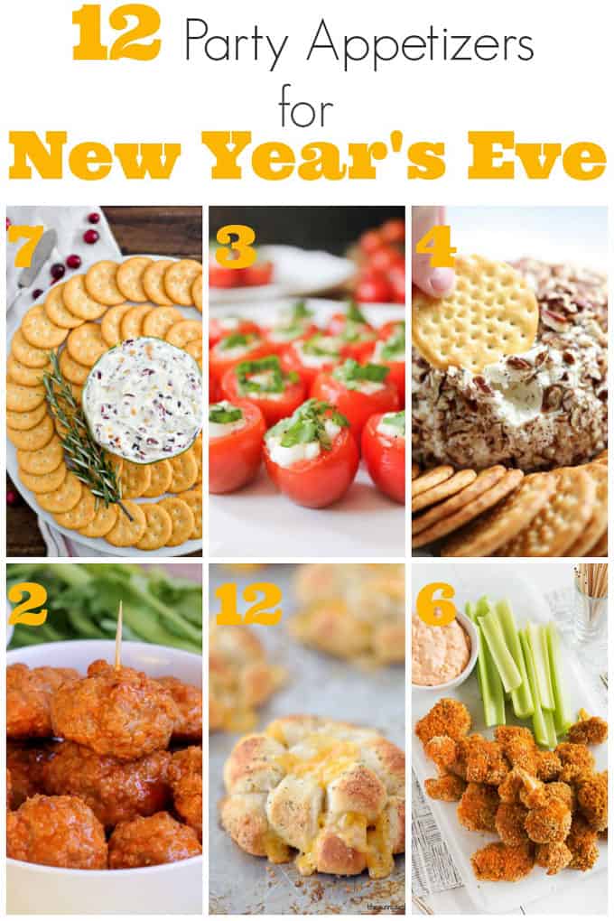 Regardless of whether you ring in the New Year with a big party or a quiet gathering, you’ll want to have these 12 party appetizers! | Design Dazzle