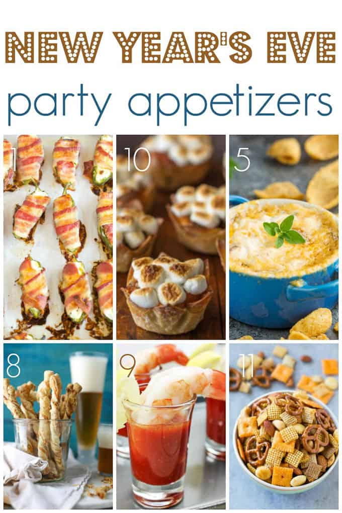 Regardless of whether you ring in the New Year with a big party or a quiet gathering, you’ll want to have these 12 party appetizers! | Design Dazzle