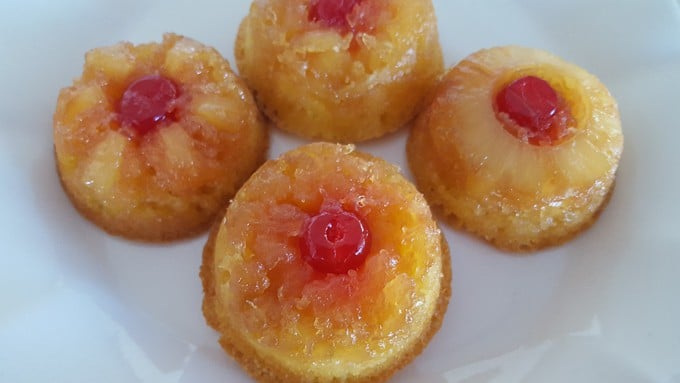 These upside down Pineapple Cupcakes are so yummy! Not your typical Holiday treat but I am hoping it soon will become a family favorite. 