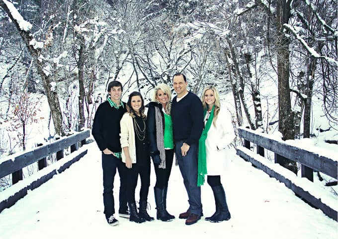 Sending you Christmas greetings from my family to yours! Our card theme this year is It's a Wonderful Life! That is how I feel when I think of my many blessings! | Design Dazzle