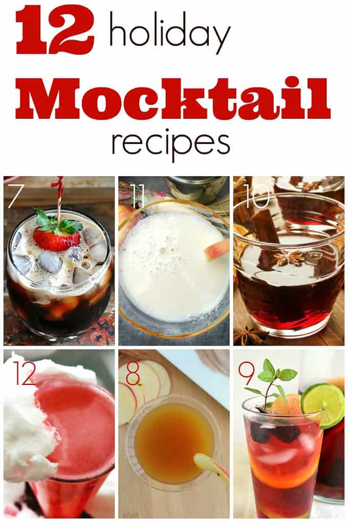 These delicious 12 Merry Making Mocktail Recipes are going to help make your New Year’s Eve bash a huge success! Here's to ringing in the New Year! | Design Dazzle