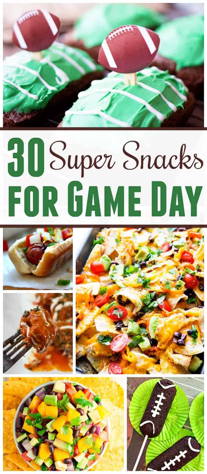 Need awesome Super Bowl food ideas? I assure you that these 30 Super Bowl food ideas are some of the best football food ideas that you will find all year! | Design Dazzle