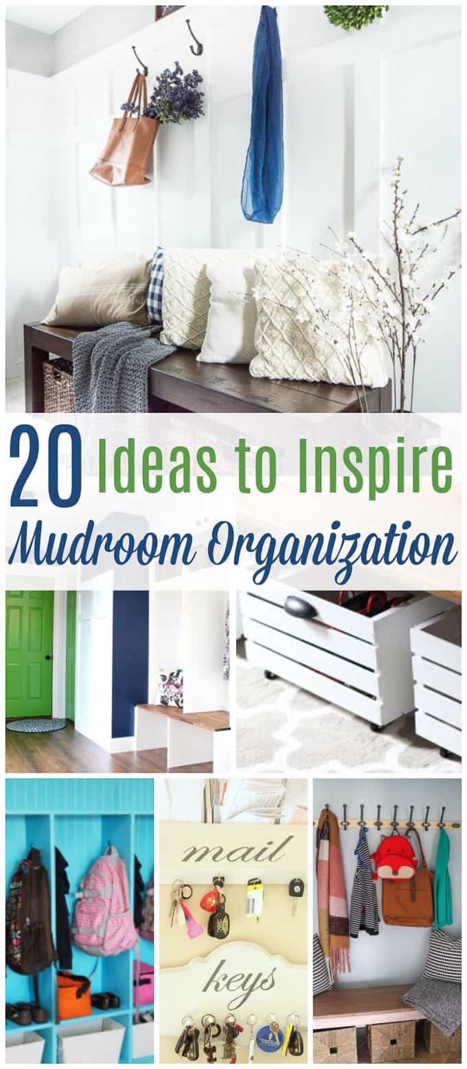 These 20 genius mudroom organization ideas will show you the best ideas to get your mudroom exactly how you want it- and fast! | Design Dazzle