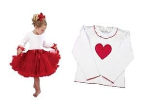 With the day of love right around the corner, here are 26 adorable and affordable Valentine's Day outfits for the whole family! | Design Dazzle 