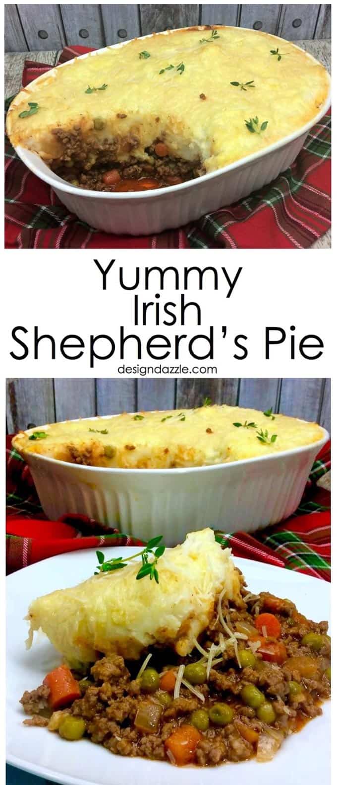 Because how perfect would it be to have an Irish feast to honor Irish ancestors for St. Patrick's day? Try this Delicious Irish Shepherd's Pie! | Design Dazzle