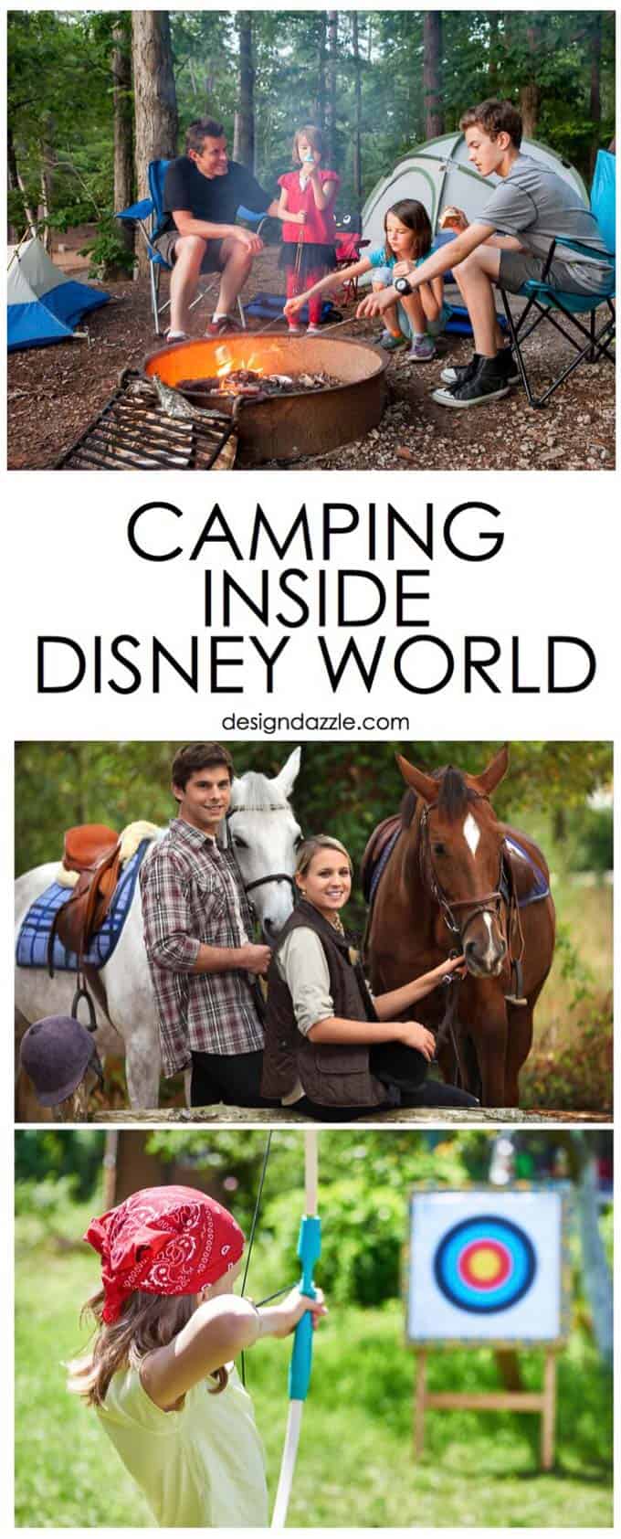 Did you know that Disney World is a hot spot for camping? Disney’s Fort Wilderness Campground is fun for the whole family. Read more and find out how to camp in Disney World! | Design Dazzle