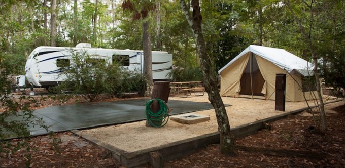 Did you know that Disney World is a hot spot for camping? Disney’s Fort Wilderness Campground is fun for the whole family. Read more and find out how to camp in Disney World! | Design Dazzle