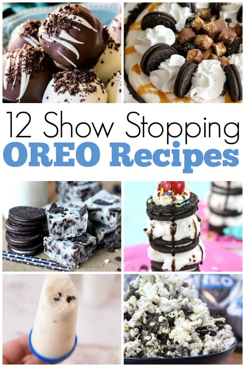 Grab that glass of milk, and call all of your friends over for an afternoon of delicious fun, because we’re about to bring you 12 show stopping oreo recipes! 