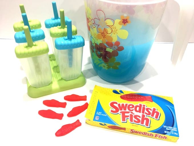 These underwater popsicles are perfect to cool off under the summer heat! It's as easy as 1-2-3! Even the kids can make their own with very little help. It's also a fun treat for ocean or water themed parties!