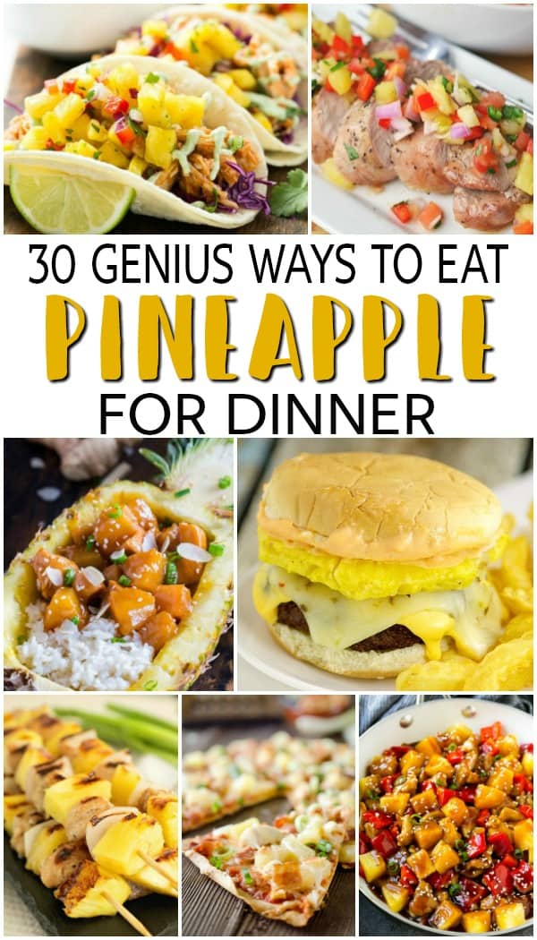 These pineapple dinner recipes will definitely leave you drooling and asking for more! Pineapples are such a nice, versatile ingredient which you can use in many savory dishes. So here we give you genius ways to use pineapple in your evening feasts!